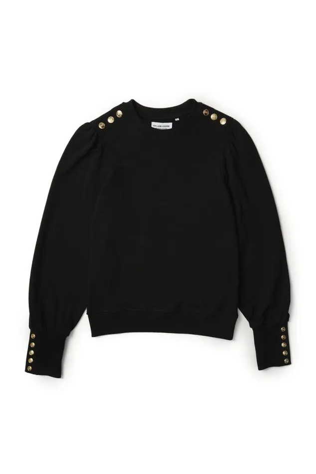 Women Tops Holland Cooper Kelso Crew Black Women Tops Holland Cooper Kelso Crew Black