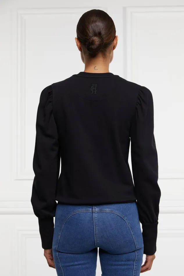 Women Tops Holland Cooper Kelso Crew Black Women Tops Holland Cooper Kelso Crew Black