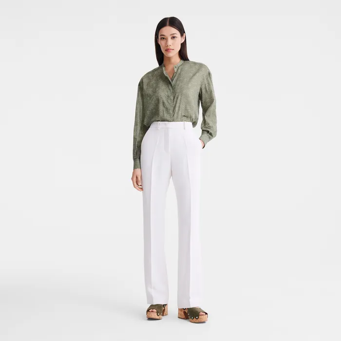 Women Trousers and shorts Longchamp Trousers Ecru Women Trousers and shorts Longchamp Trousers Ecru