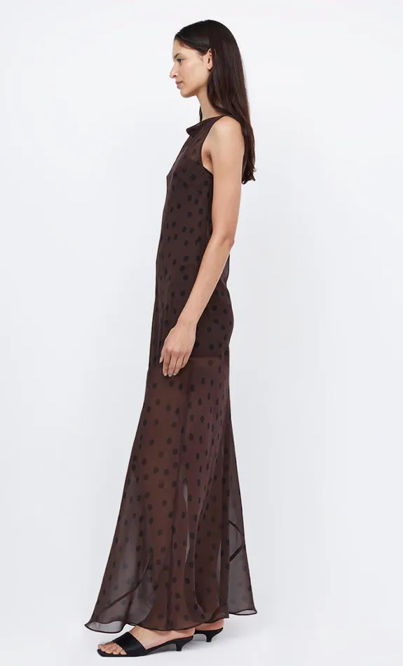 Women TURNER BOATNECK MAXI DRESS 8211 CHOCOLATEBLACK Bec Bridge Maxi Dresses