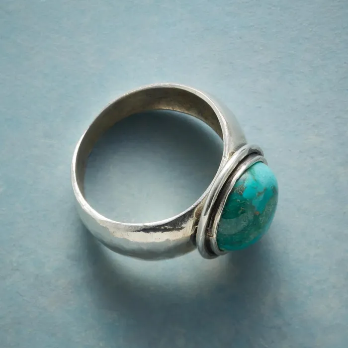 Women Turquoise Island Ring Sundance Catalog Rings