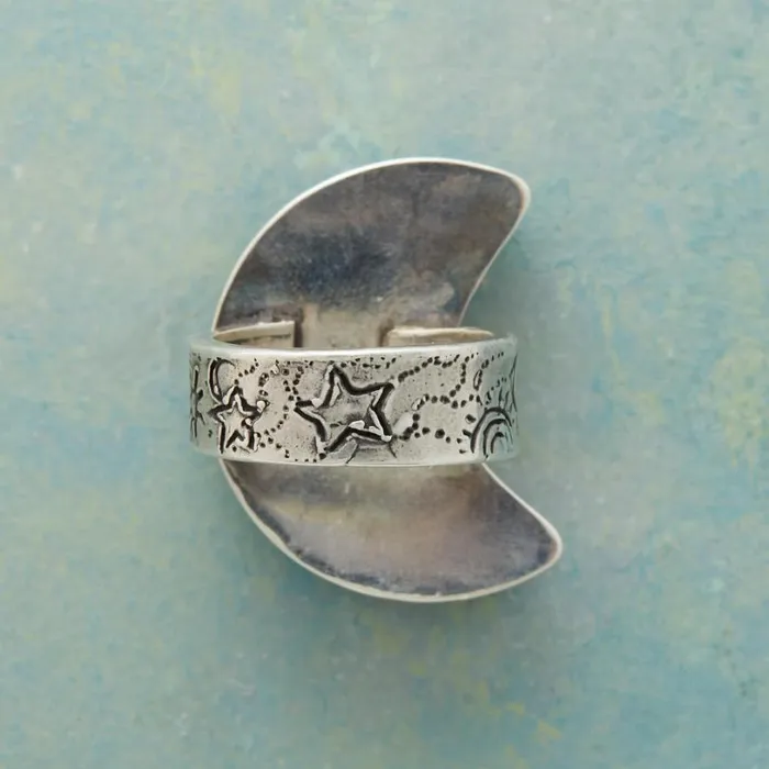 Women Turquoise Moon Ring Sundance Catalog Rings