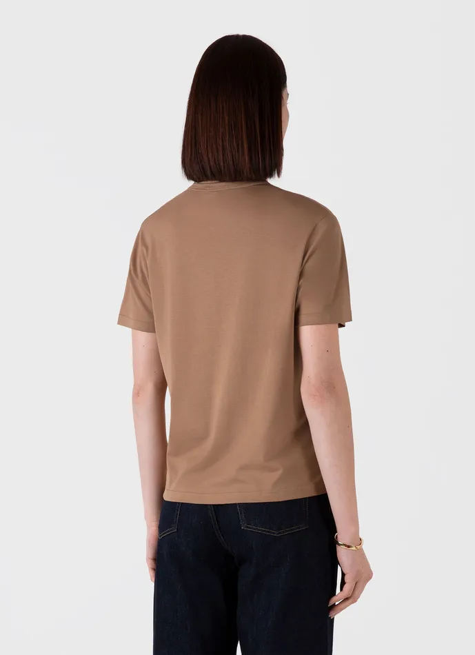Women ussunspel Relaxed Fit Tshirt Almond Tshirts and Tops