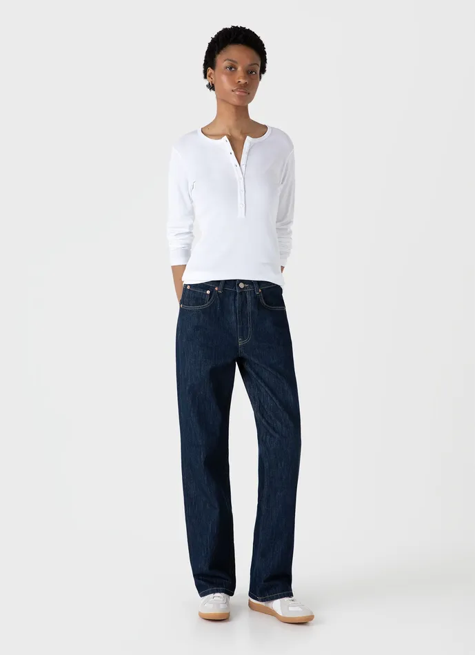 Women ussunspel Rib Henley White Tshirts and Tops Women ussunspel Rib Henley White Tshirts and Tops