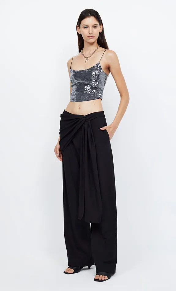 Women VENUS SEQUIN TANK 8211 BLACK Bec Bridge Sleeveless