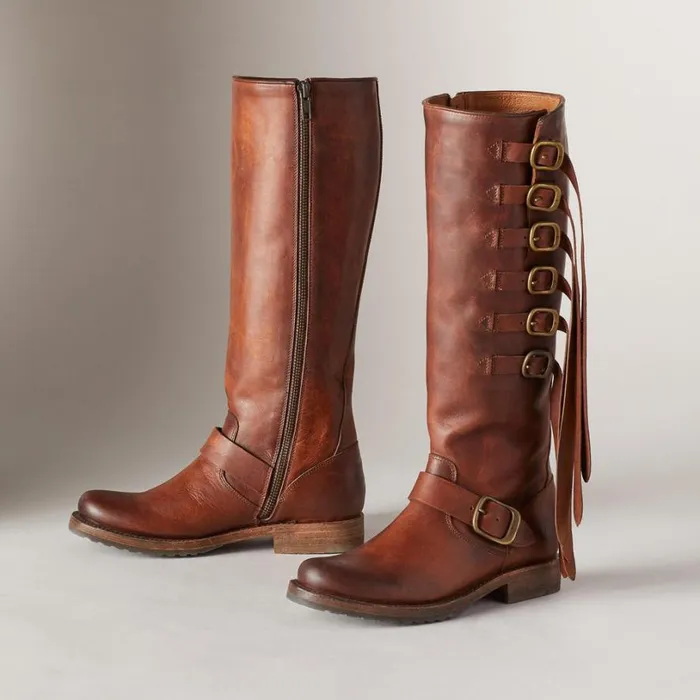 Women Veronica Strap Tall Boots Black Sundance Catalog Boots
