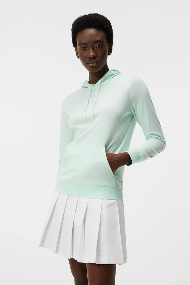 Women Vice Hood Honeydew JLindeberg Sweaters