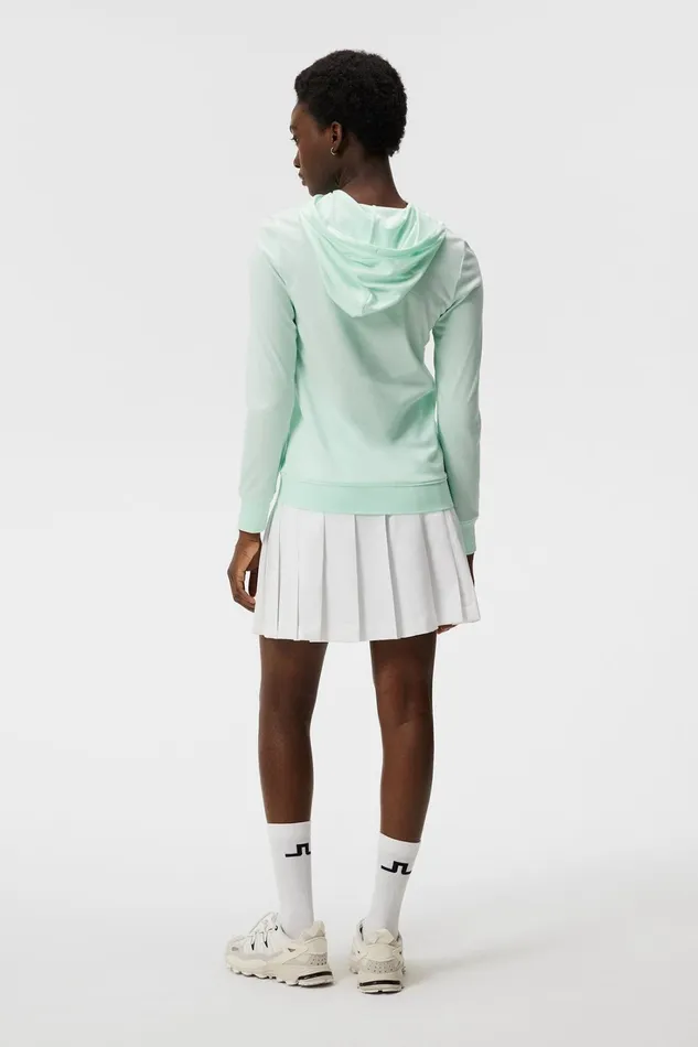 Women Vice Hood Honeydew JLindeberg Sweaters Women Vice Hood Honeydew JLindeberg Sweaters