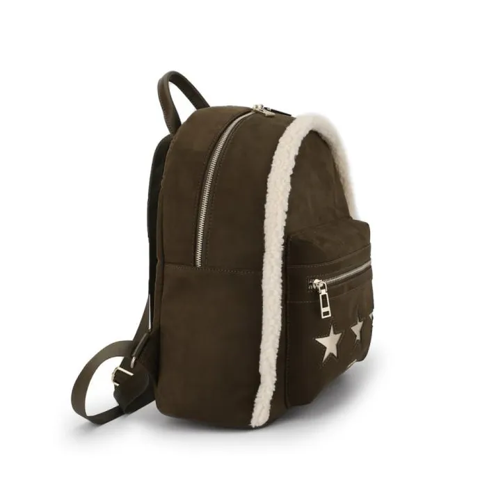 Women Vintage Havana Backpacks CALLIE OLIVE