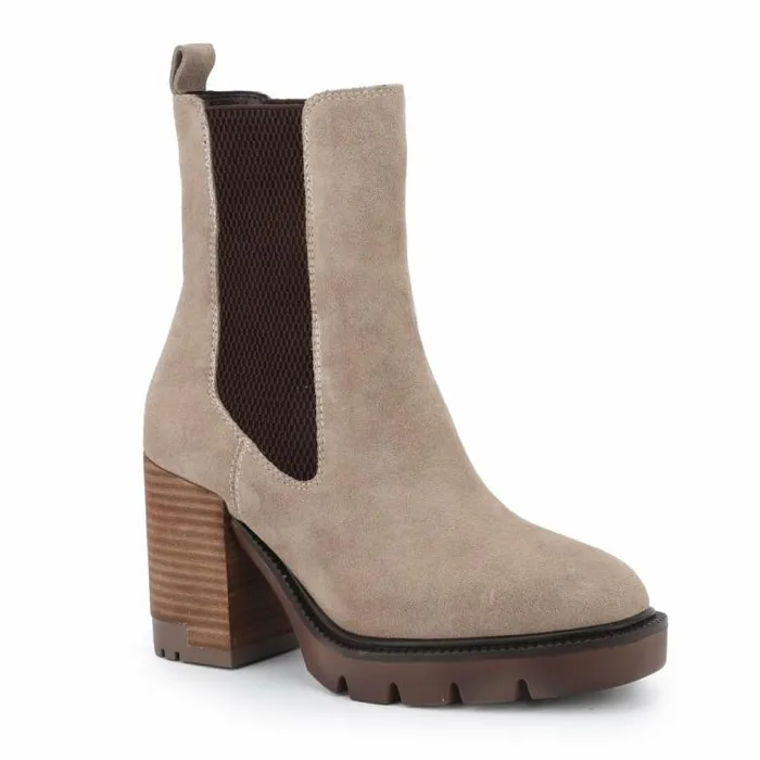 Women Vintage Havana Boots Booties BRAYTON 8211 TAUPE Taupe