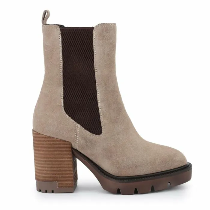 Women Vintage Havana Boots Booties BRAYTON 8211 TAUPE Taupe