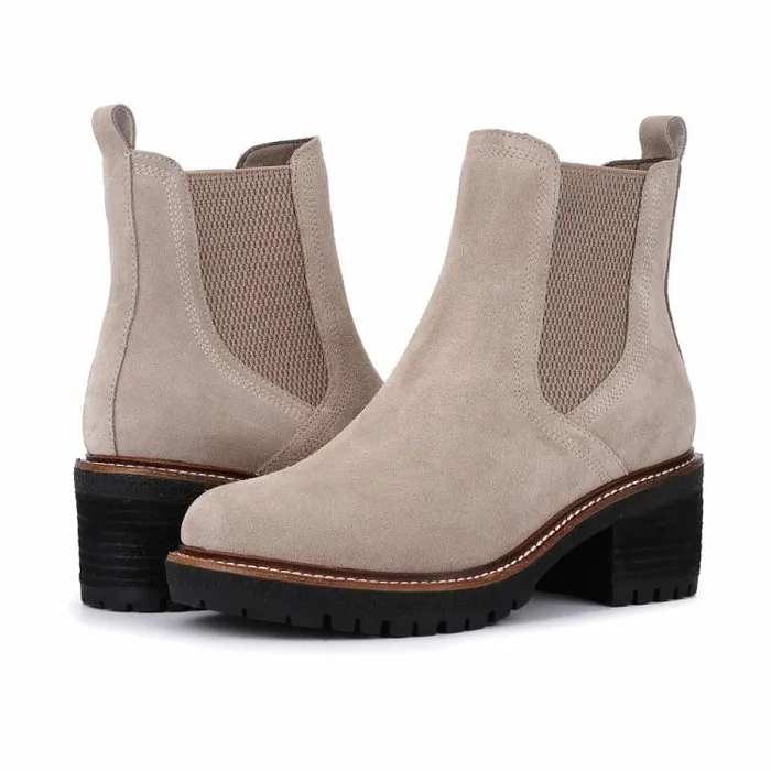 Women Vintage Havana Boots Booties Piano 8211 Grey Grey