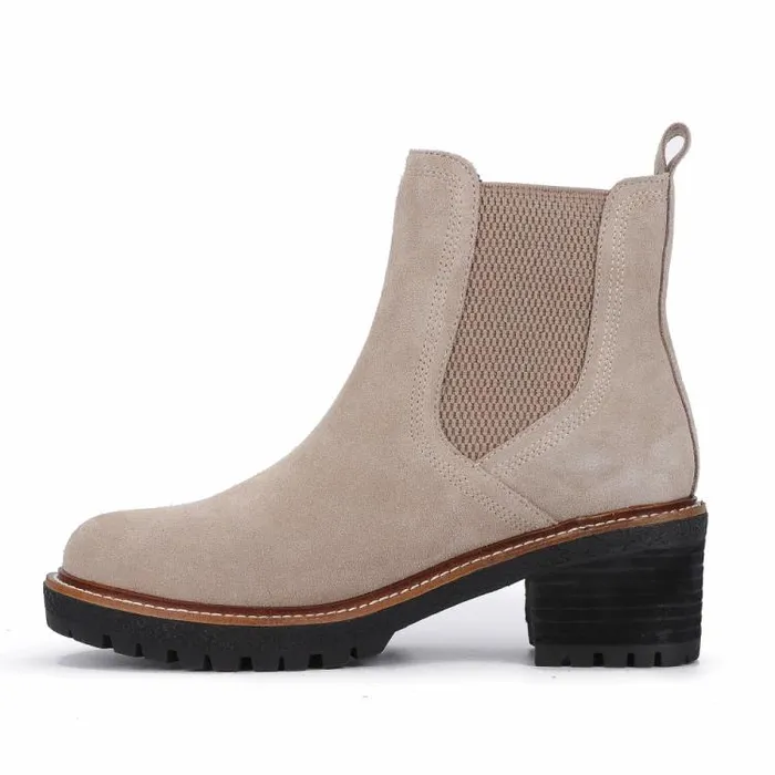 Women Vintage Havana Boots Booties Piano 8211 Grey Grey
