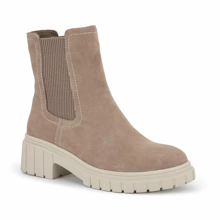 Women Vintage Havana Boots Booties SLASH 8211 TAUPE Taupe