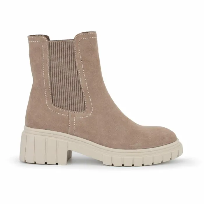 Women Vintage Havana Boots Booties SLASH 8211 TAUPE Taupe