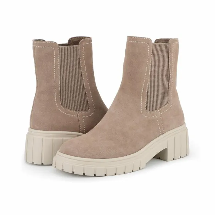 Women Vintage Havana Boots Booties SLASH 8211 TAUPE Taupe
