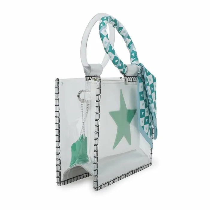 Women Vintage Havana Small Bags MINI MOLLY 8211 SCARF WHITE GREEN
