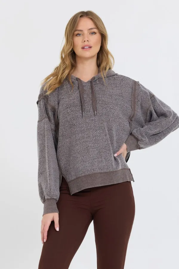 Women Vintage Havana Sweatshirts Chocolate Syrup Reverse Fleece Hoodie Chocolate Women Vintage Havana Sweatshirts Chocolate Syrup Reverse Fleece Hoodie Chocolate