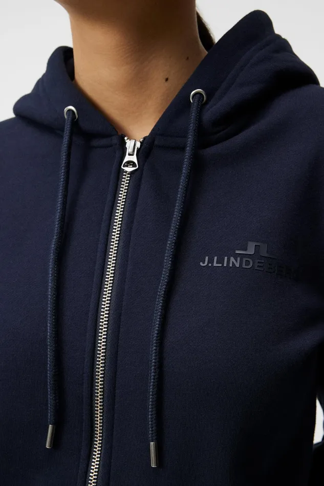 Women W Alpha Zip Hood JL Navy JLindeberg Sweaters Women W Alpha Zip Hood JL Navy JLindeberg Sweaters