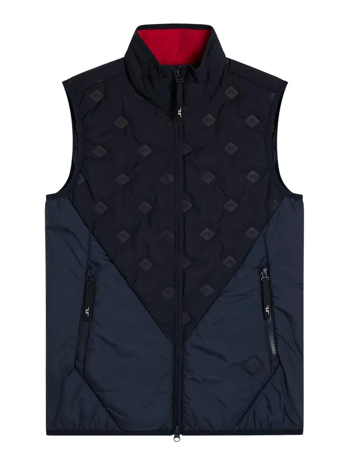 Women W Rosetta Hybrid Vest JL Navy JLindeberg Vests