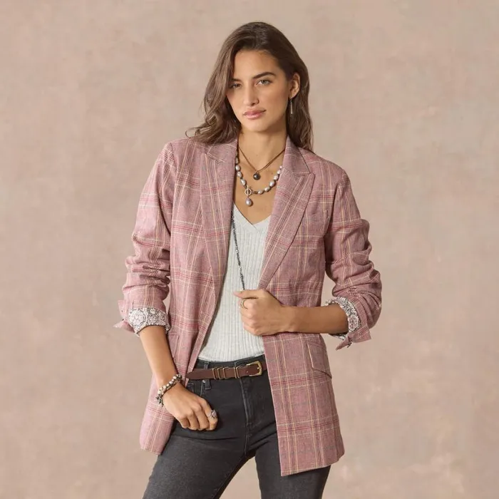 Women Whitman Plaid Blazer Petite Mink Sundance Catalog Petite Styles Women Whitman Plaid Blazer Petite Mink Sundance Catalog Petite Styles