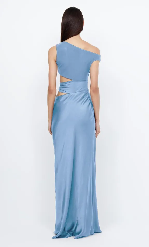 Women WHORL ASYM DRESS 8211 MERIDIAN BLUE Bec Bridge Maxi Dresses