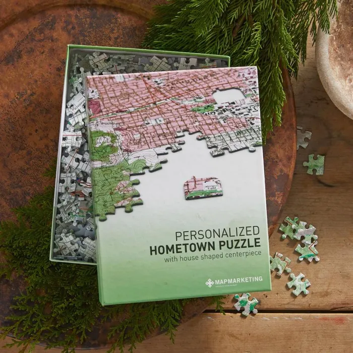 Women Your Hometown Puzzle Sundance Catalog Decor