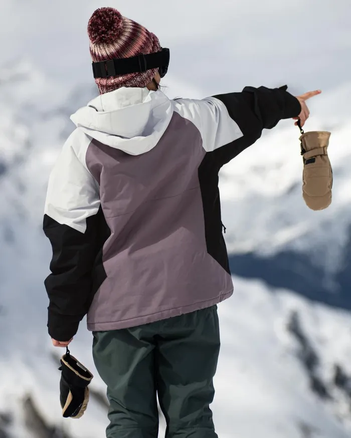 Womens Agate Insulated Jacket 8211 Dusty Lavender Womens Volcom Jackets