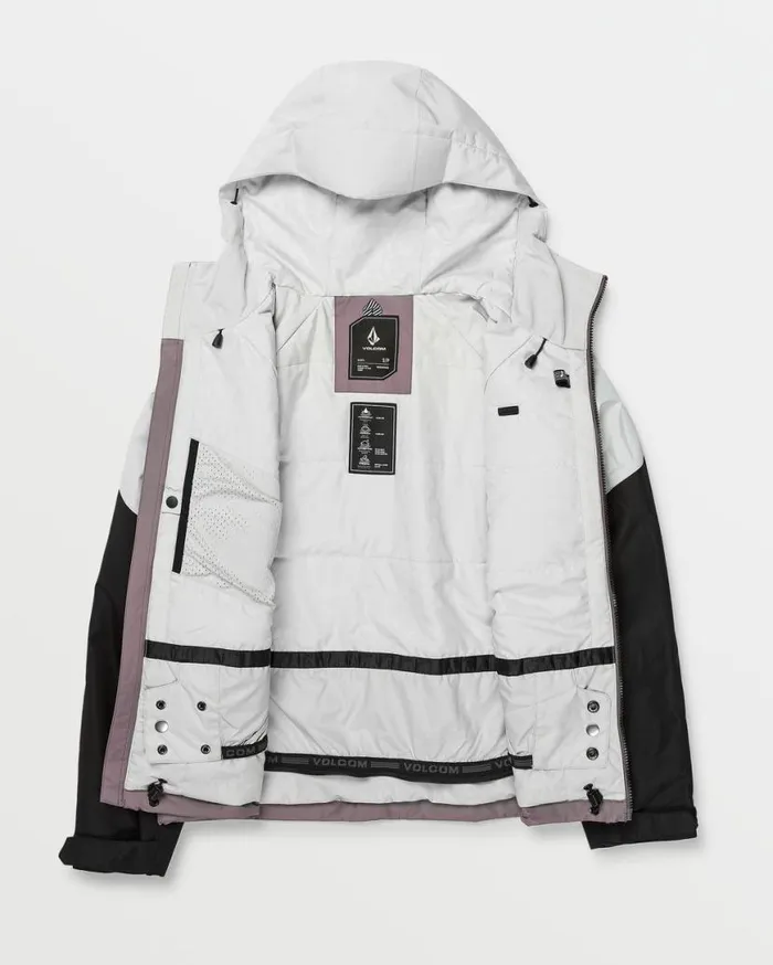 Womens Agate Insulated Jacket 8211 Dusty Lavender Womens Volcom Jackets
