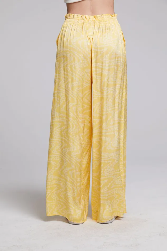 Womens Chaser Brand Bottoms Ischia Lemon Zest Trousers