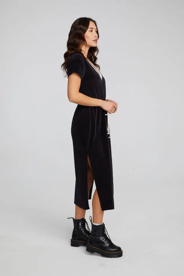 Womens Chaser Brand Dresses Woods Shadow Black Dress