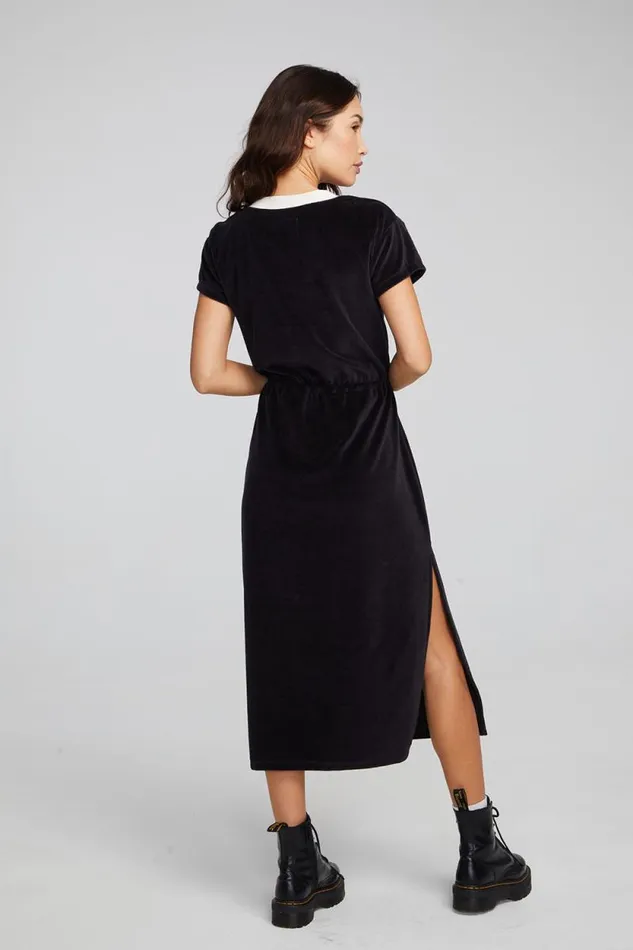 Womens Chaser Brand Dresses Woods Shadow Black Dress