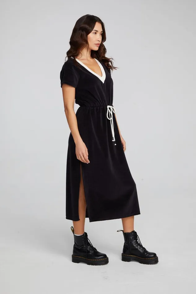Womens Chaser Brand Dresses Woods Shadow Black Dress
