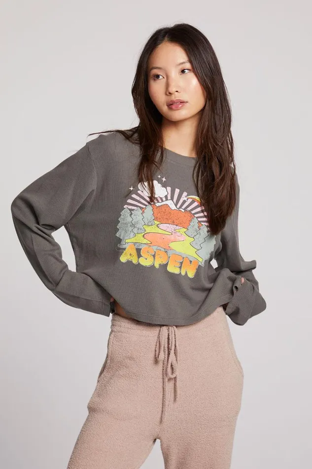 Womens Chaser Brand Tops Aspen Long Sleeve