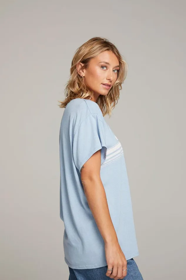 Womens Chaser Brand Tops Bonjour Tee