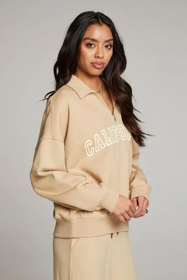 Womens Chaser Brand Tops California Varsity Long Sleeve