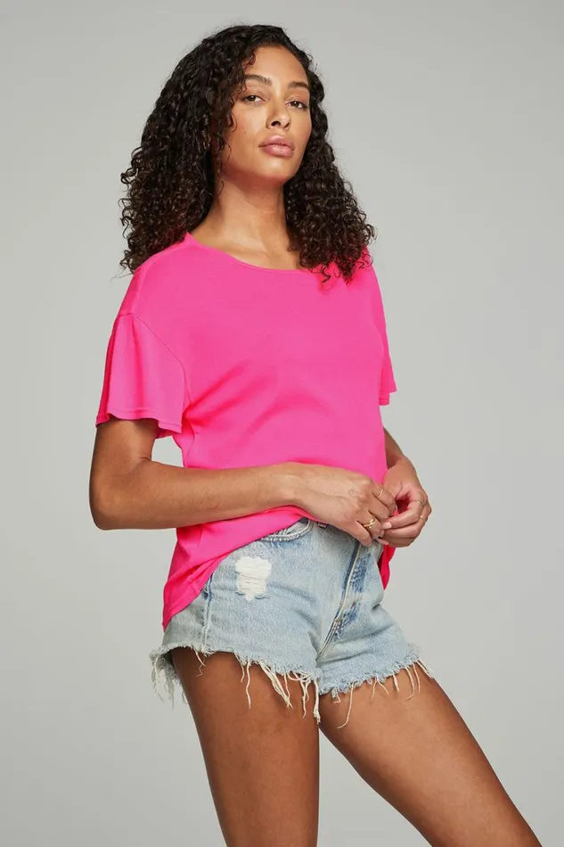 Womens Chaser Brand Tops Everyday Essential V Neck Tee 8211 Dragon