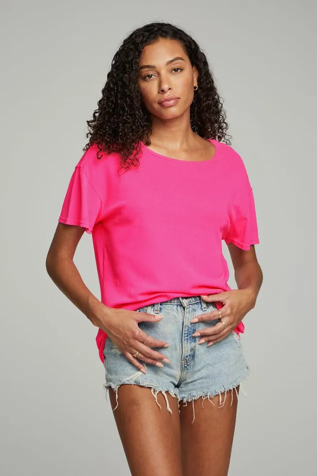 Womens Chaser Brand Tops Everyday Essential V Neck Tee 8211 Dragon