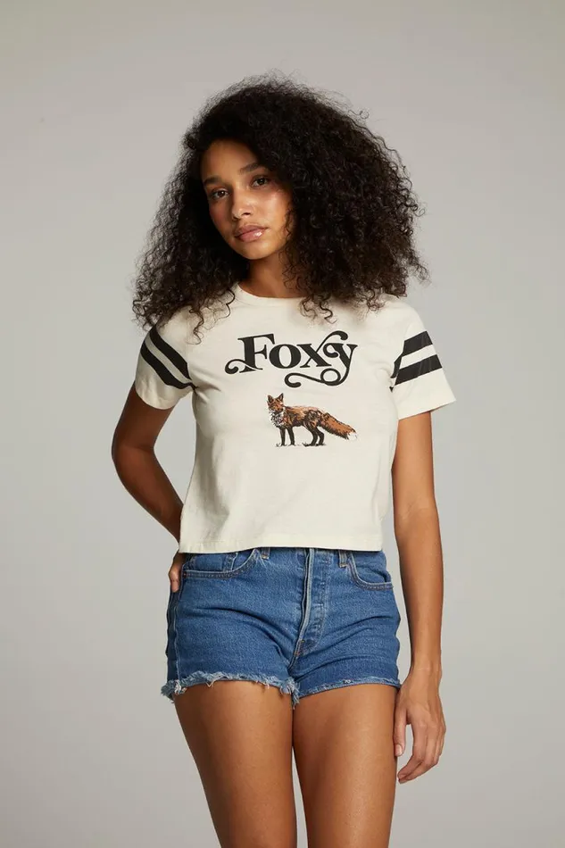 Womens Chaser Brand Tops Foxy Tee
