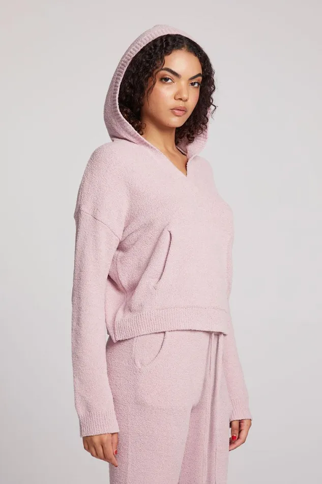 Womens Chaser Brand Tops Hazen Mauve Rose Pullover