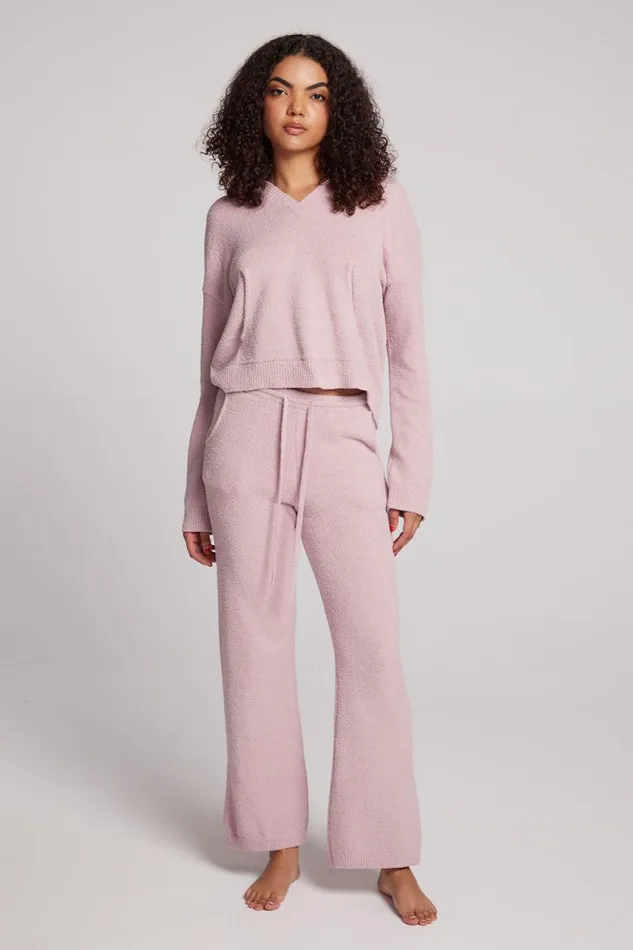 Womens Chaser Brand Tops Hazen Mauve Rose Pullover