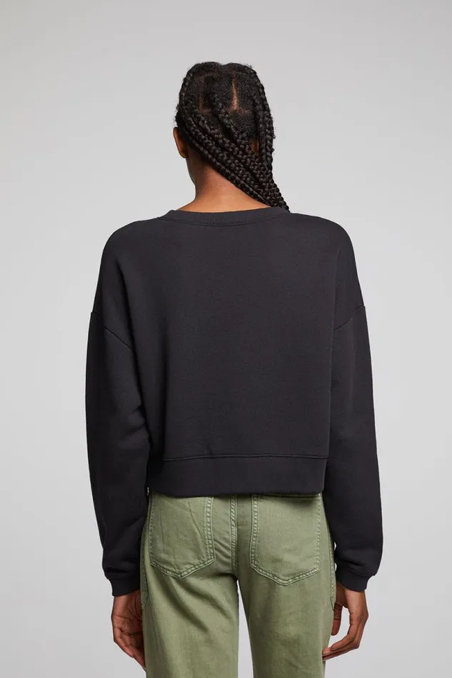 Womens Chaser Brand Tops Love Letters Zuma Pullover