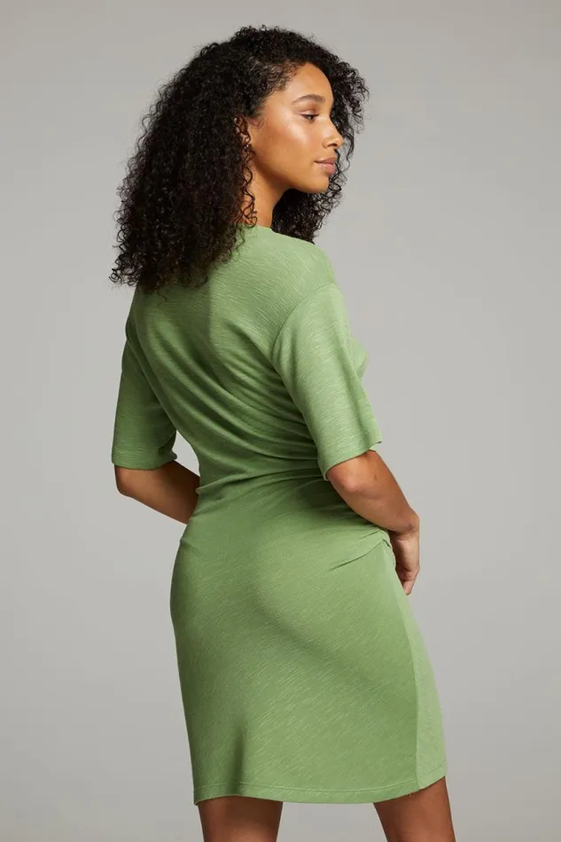 Womens Chaser Brand Tops Memory Piquant Green Mini Dress