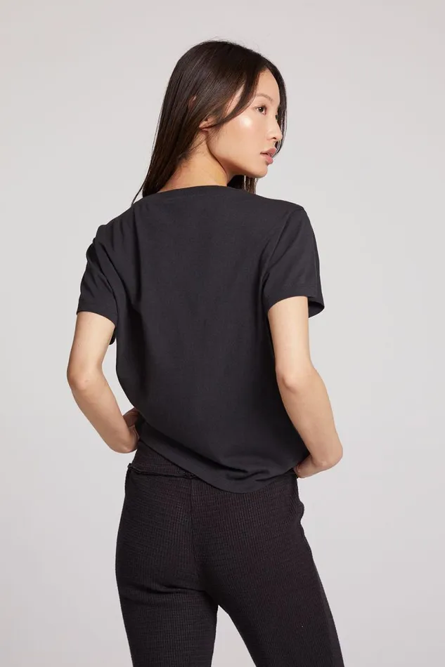 Womens Chaser Brand Tops Stay In Stars Tee