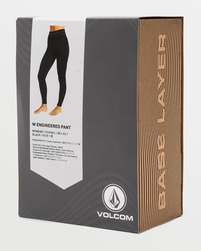 Womens Engineered Pants 8211 Black Womens Volcom Layering