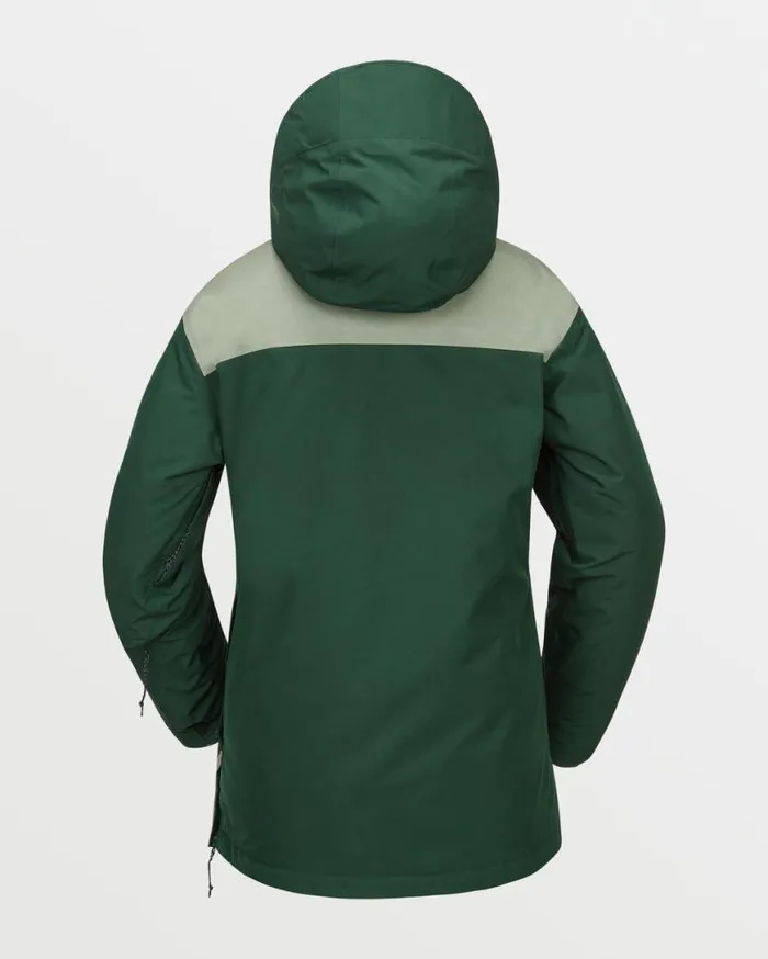 Womens Fern Insulated Gore Pullover 8211 Scarab Womens Volcom Jackets