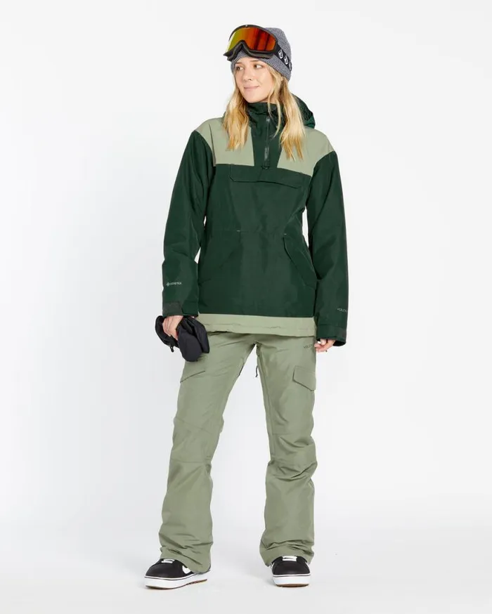 Womens Fern Insulated Gore Pullover 8211 Scarab Womens Volcom Jackets