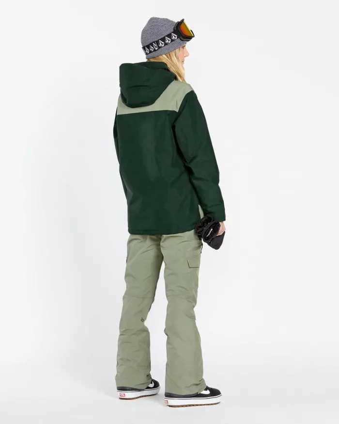 Womens Fern Insulated Gore Pullover 8211 Scarab Womens Volcom Jackets