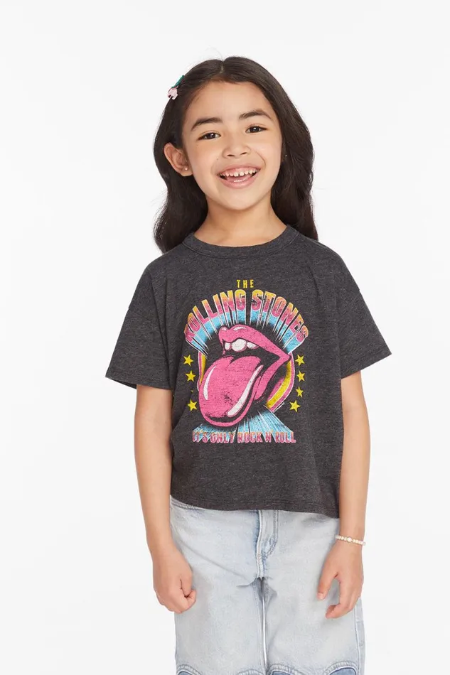 WomensKids Chaser Brand Music Rolling Stones Its Only Rock N039 Roll Girls Tee WomensKids Chaser Brand Music Rolling Stones Its Only Rock N039 Roll Girls Tee