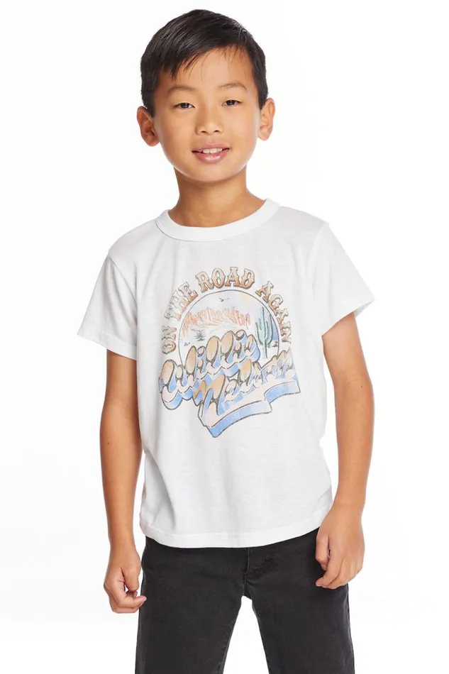 WomensKids Chaser Brand Music Willie Nelson On The Road Again Boys Tee